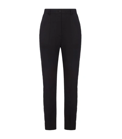 Shop Dolce & Gabbana Wool-blend Trousers