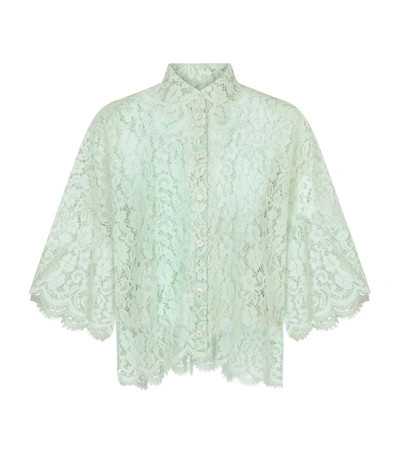 Shop Dolce & Gabbana Lace Shirt