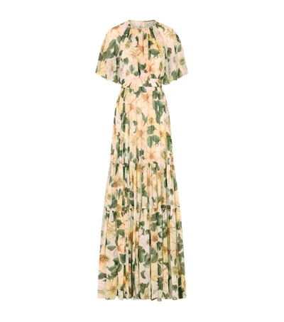 Shop Dolce & Gabbana Silk Maxi Dress