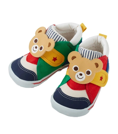 Shop Miki House Animal Appliqué Baby Shoes In Multi