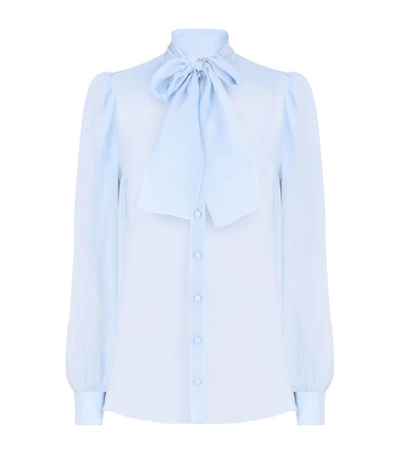 Shop Dolce & Gabbana Sheer Button-up Shirt