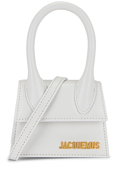 Shop Jacquemus Le Chiquito Bag In White