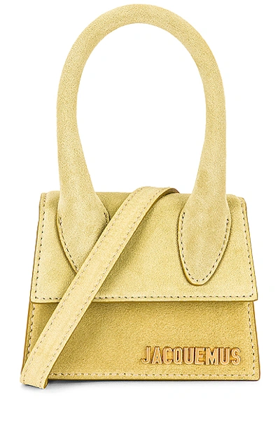Shop Jacquemus Le Chiquito Bag In Light Green