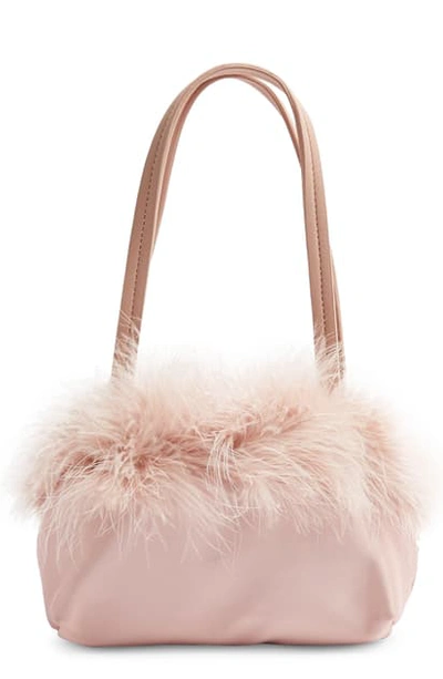 Topshop pink cheap fluffy bag