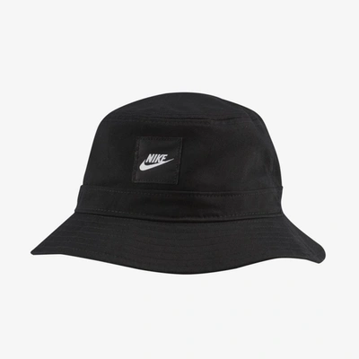 Shop Nike Unisex  Sportswear Bucket Hat In Black