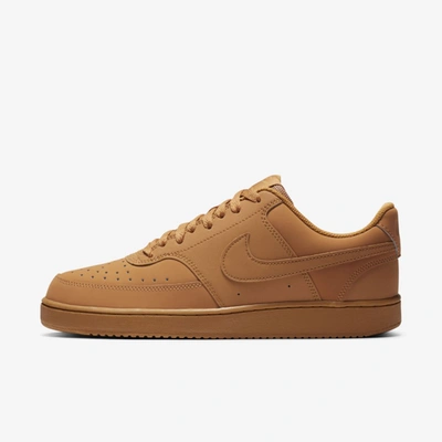 Shop Nike Court Vision Low Shoes In Flax,wheat,twine,flax