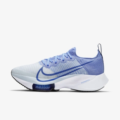 Shop Nike Air Zoom Tempo Next% Women's Road Running Shoes In Royal Pulse,blue Tint,black,game Royal