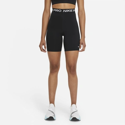 Shop Nike Women's  Pro 365 High-waisted 7" Shorts In Black