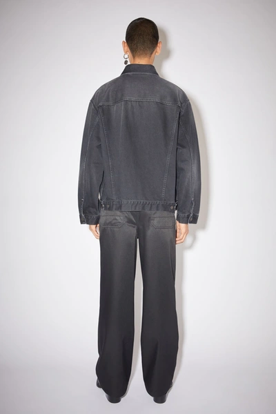 Shop Acne Studios Denim Jacket Washed Black