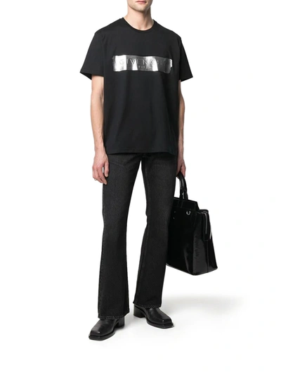 Shop Givenchy Logo-print Short-sleeve T-shirt In Black