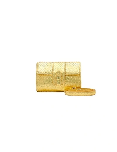 Shop Ximena Kavalekas Rita Small (leather) In Gold