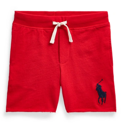 Shop Polo Ralph Lauren Big Pony Spa Terry Short In Rl 2000 Red