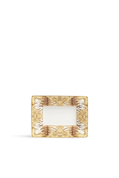 Shop Roberto Cavalli Home Tiger Wings Tidy Tray In White