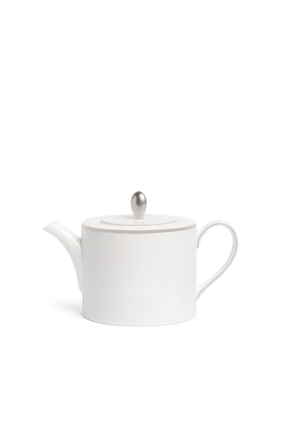 Shop Roberto Cavalli Home Lizard Platin Teapot In White