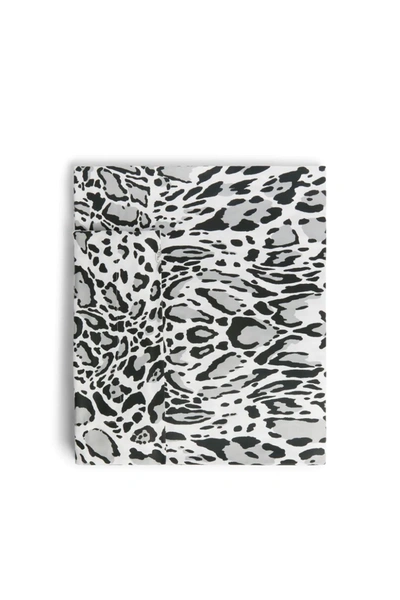 Shop Roberto Cavalli Home Lynx Print Bedsheet Set In White