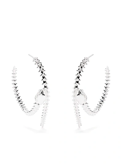 Shaun Leane Serpent Trace Hoop Earrings In Silver