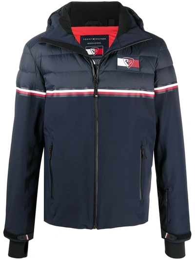 Shop Rossignol X Tommy Hilfiger Quilted Ski Jacket In Blue