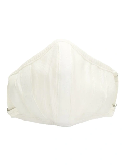 Shop Dion Lee Adjustable-strap Face Mask In White