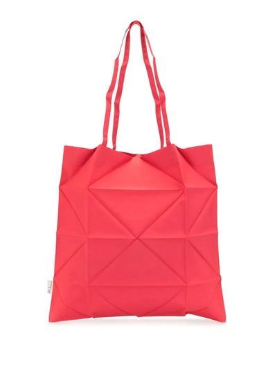 Shop Issey Miyake Crown Quilted Tote Bag In Pink