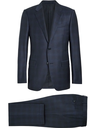 Shop Ermenegildo Zegna Single-breasted Two-piece Suit In Blau
