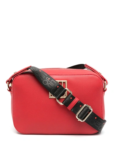 Shop Liu •jo Logo-plaque Camera Bag In Red