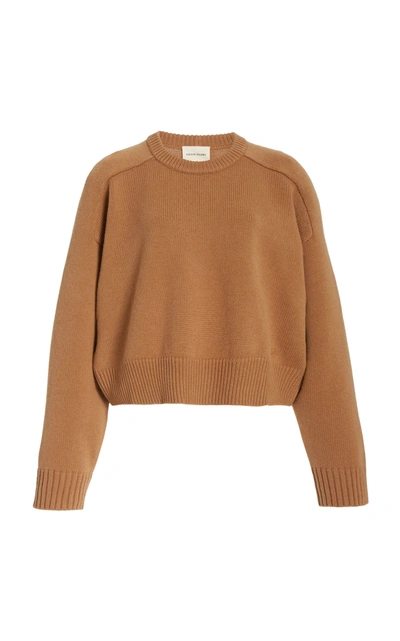 Shop Loulou Studio Women's Bruzzi Oversized Wool-cashmere Sweater In Brown