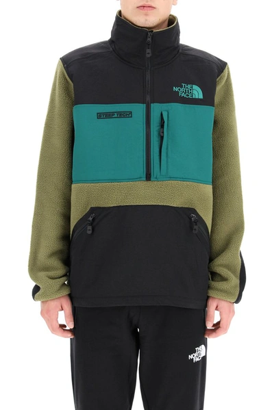 The North Face Steep Tech Half Zip Fleece Jacket In Green ModeSens