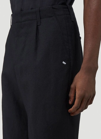 Our Legacy Black Voile Borrowed Chino Trousers | ModeSens