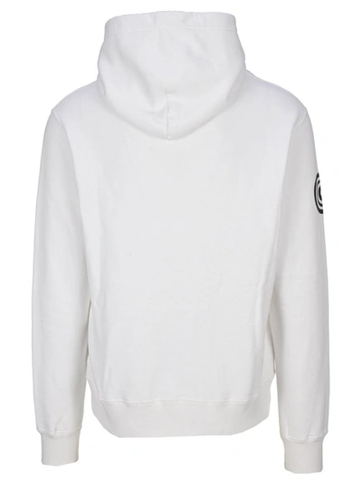 Shop Undercover Arrows Print Hoodie In White