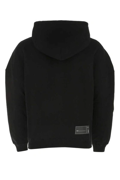 Shop We11 Done We11done Logo Embroidered Hoodie In Black