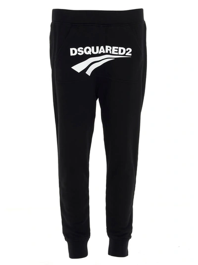 Shop Dsquared2 Flash Logo Sweatpants In Black