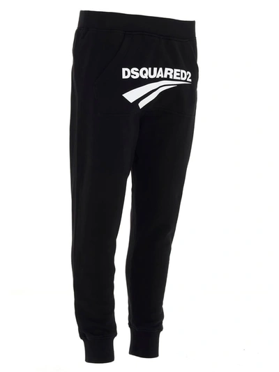 Shop Dsquared2 Flash Logo Sweatpants In Black