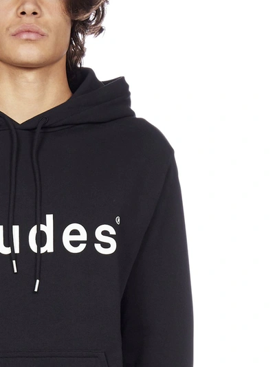 Shop Etudes Studio Etudes Logo Print Hoodie In Black