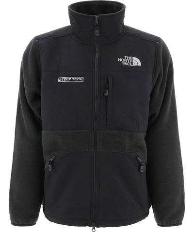 Shop The North Face Steep Tech Fleece Jacket In Black