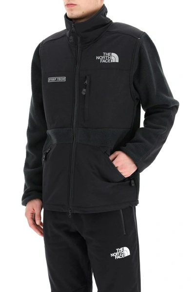 Shop The North Face Steep Tech Fleece Jacket In Black