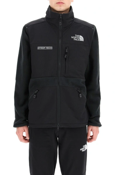 Shop The North Face Steep Tech Fleece Jacket In Black