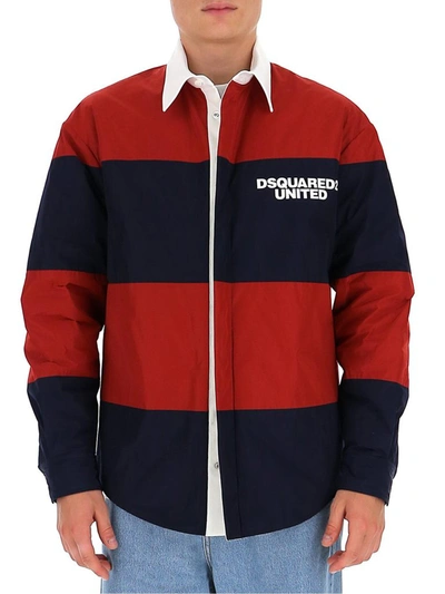 Shop Dsquared2 United Rugby Shirt In Multi