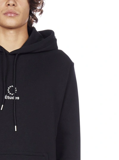 Shop Etudes Studio Etudes Logo Print Hoodie In Black