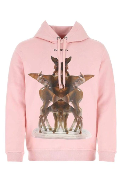 Shop Burberry Kaleidoscope Print Hoodie In Pink