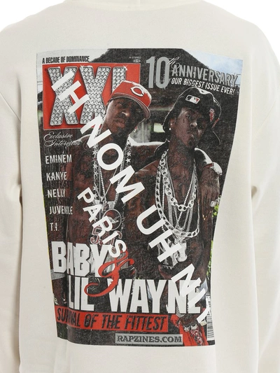 Shop Ih Nom Uh Nit Graphic Lil Wayne Printed Hoodie In White