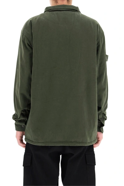 Shop 032c Military Shirt In Green