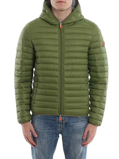 Shop Save The Duck Gigax Padded Jacket In Green