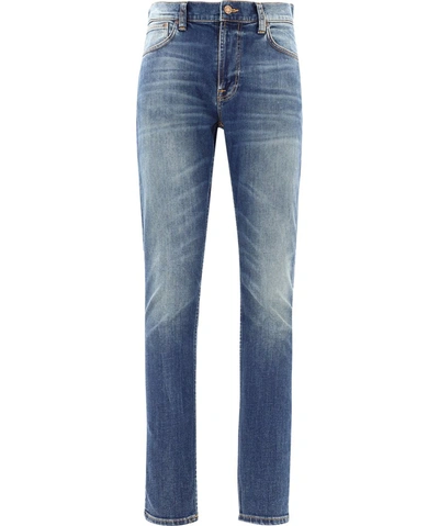 Shop Nudie Jeans Lean Dean Jeans In Blue