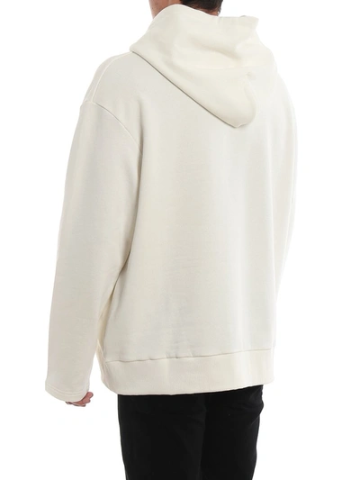 Shop Ih Nom Uh Nit Drawstring Hoodie In White