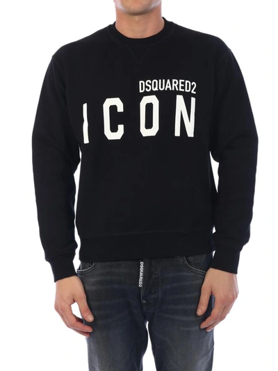 Shop Dsquared2 Logo Sweatshirt Black