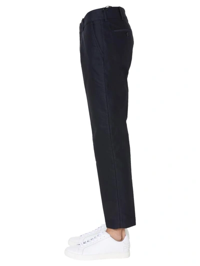 Shop Tom Ford Regular Fit Trousers In Blue