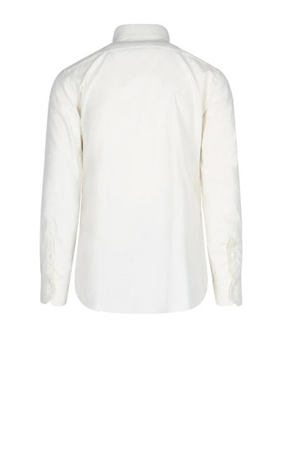 Shop Ermenegildo Zegna Tailored Shirt In White