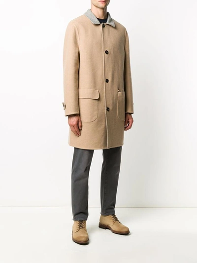 Shop Brunello Cucinelli Coats In Beige