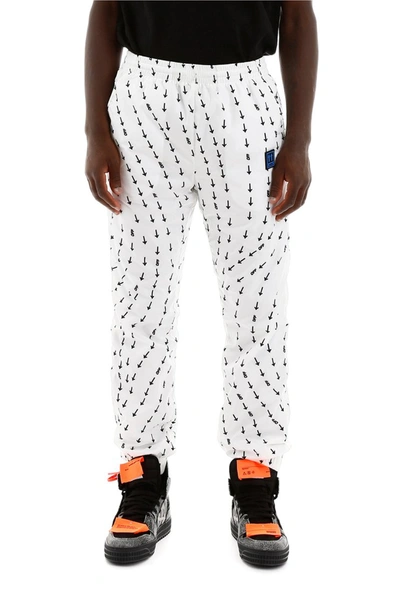 Shop Off-white Printed Joggers In White No Color