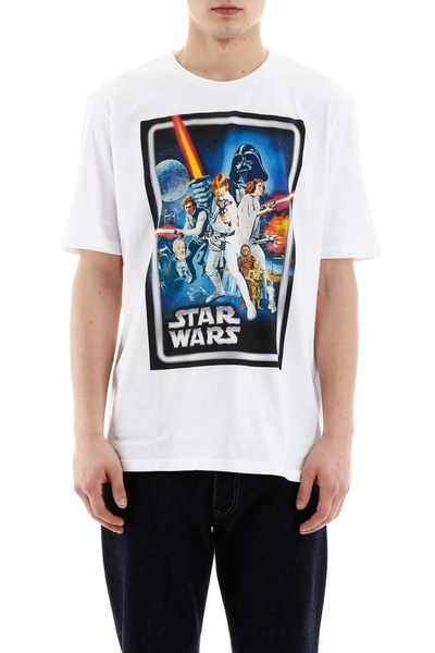 Shop Etro Star Wars T-shirt In Bianco